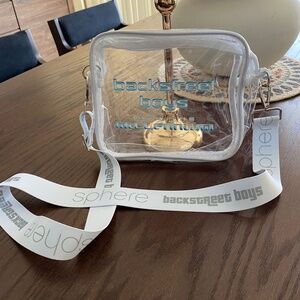 Backstreet Boys White Crossbody Waist Bag Sphere Vegas Concert❤️